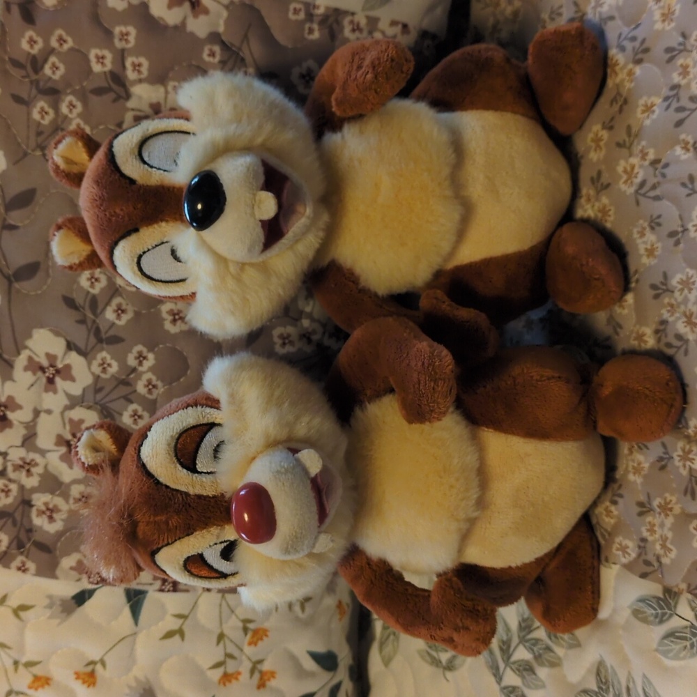 Disney Chip and Dale stuffed animals